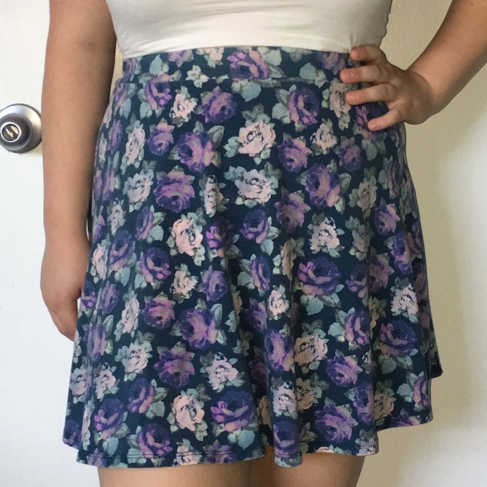 Floral Skater Skirt!!